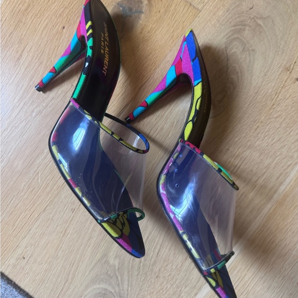 Saint Laurent Colorful Slides - Picture 3 of 7